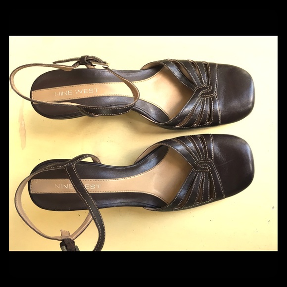 Vintage Brown Nine West heels - 2001 - Picture 1 of 3